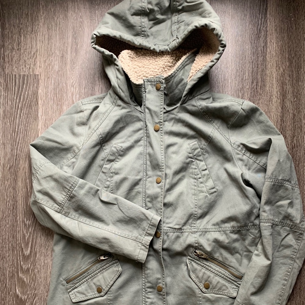 Style & Co. Hooded Anorak Jacket